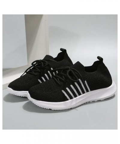 Hight Top Slip On Sneakers Winter Sneakers for Women Women Slip on Sneakers Wide Width Shoes Jogging Sneakers Z 15-black $26....