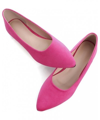 Women's Pointed Toe Ballet Flat Shoes Simple Casual Office Work Shoes Slip-on Comfortable Shoes Upgraded-rose $15.54 Loafers ...