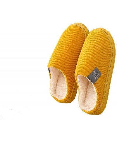 Fashionable Warm Non-Slip Rubber Sole Super Soft Velvet Fabric Slippers Suitable for Home Indoor Couples can Mix and Match 44...