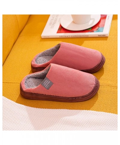 Fashionable Warm Non-Slip Rubber Sole Super Soft Velvet Fabric Slippers Suitable for Home Indoor Couples can Mix and Match 44...