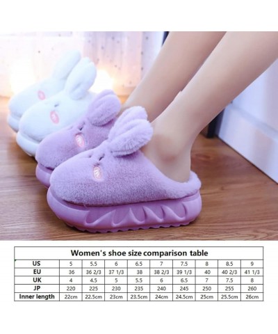 Soft Warm Anti-Skid Soft Bottom Plush House Slippers，Cute Winter Women's Slip-on Cotton Slippers，for Gift，Indoor，Outdoor，Girl...