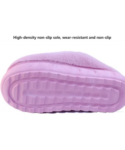 Soft Warm Anti-Skid Soft Bottom Plush House Slippers，Cute Winter Women's Slip-on Cotton Slippers，for Gift，Indoor，Outdoor，Girl...