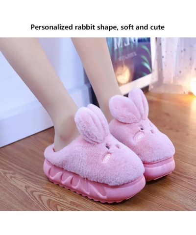 Soft Warm Anti-Skid Soft Bottom Plush House Slippers，Cute Winter Women's Slip-on Cotton Slippers，for Gift，Indoor，Outdoor，Girl...