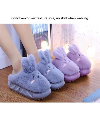 Soft Warm Anti-Skid Soft Bottom Plush House Slippers，Cute Winter Women's Slip-on Cotton Slippers，for Gift，Indoor，Outdoor，Girl...