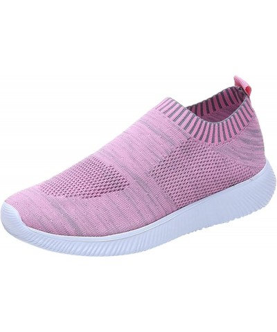 Slip-on Summer Trainers Running Shoes Women Sneakers ennis Workout Walking Gym Lightweight Athletic Shoes Z 13-pink $21.82 At...