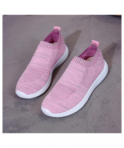 Slip-on Summer Trainers Running Shoes Women Sneakers ennis Workout Walking Gym Lightweight Athletic Shoes Z 13-pink $21.82 At...