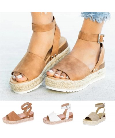 Sandals for Women Dressy Summer, Womens Sandals Orthopedic Open Toe Sandals Retro Anti Slip Comfy Breathable Shoes Z05-white ...