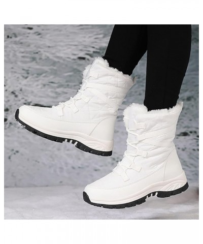 Men's Snow Boots Lightweight Waterproof Winter Boots Fur Lined Anti-slip Cold Weather Shoes Working Outdoor Sneakers Z-231007...