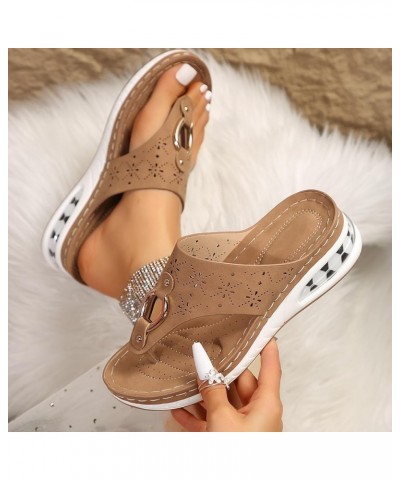 Womens Sandals Summer Sandals for Women 2024 Women Sandals Fashionable New Pattern Simple Solid Color Comfortable Wedge Shoes...