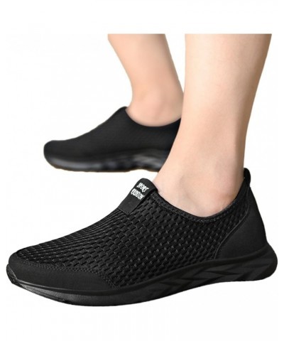 Slip on Sneakers for Women Walking Shoes Womens Canvas Slip On Shoes Sneakers Trendy Sneakers for Women Black $14.81 Athletic...