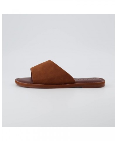 Women's Carly slide Sandal with Memory Foam Spice Vegan Suede $30.79 Sandals