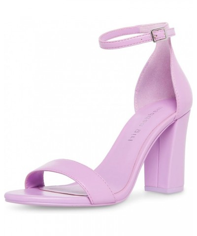 Women's Beella Heeled Sandal Violet $13.69 Sandals