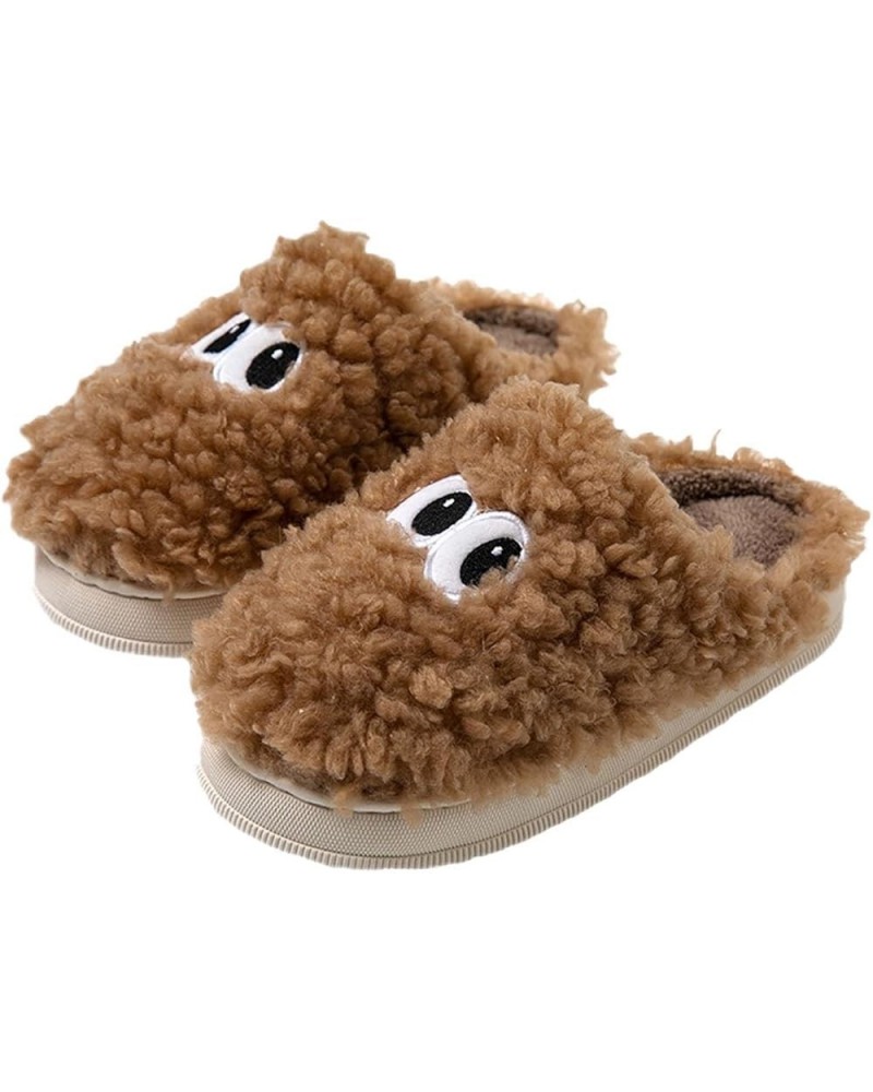 Women's cute animal slippers, warm winter home slippers, soft and comfortable anti slip shoes, suitable for girls' indoor and...