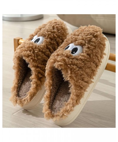 Women's cute animal slippers, warm winter home slippers, soft and comfortable anti slip shoes, suitable for girls' indoor and...