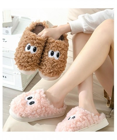 Women's cute animal slippers, warm winter home slippers, soft and comfortable anti slip shoes, suitable for girls' indoor and...