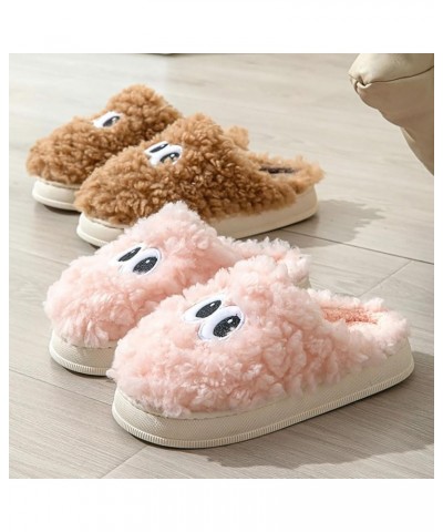 Women's cute animal slippers, warm winter home slippers, soft and comfortable anti slip shoes, suitable for girls' indoor and...