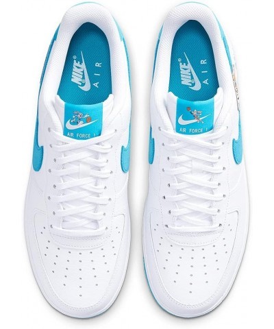 Men's Walking Shoe Sneaker White/Light Blue Fury-white $64.95 Athletic Shoes