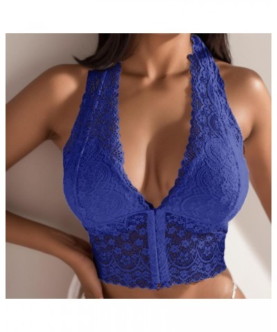 Womens Push up Lingerie plus Size Daily Sleeveless Bra Sheer Lingerie Dresses for Women Sexy Blue $11.84 Outdoor Shoes