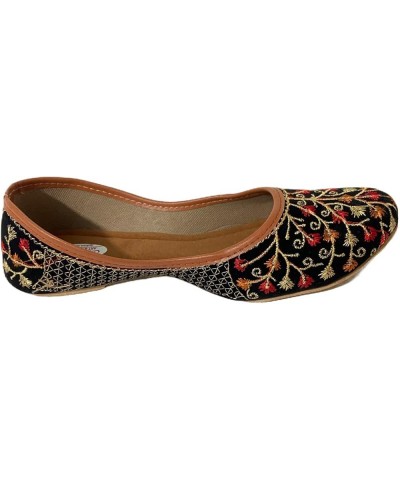 Indian Women Traditional Partywear Mojari Handmade Indian Punjabi Embroidery Mojari Jutti for Women Indian Punjabi Shoes Jutt...