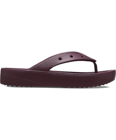 Womens Classic Platform Flip Flops, Platform Sandals Dark Cherry $14.28 Sandals