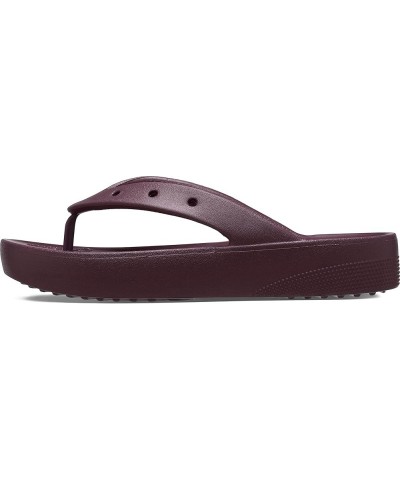 Womens Classic Platform Flip Flops, Platform Sandals Dark Cherry $14.28 Sandals