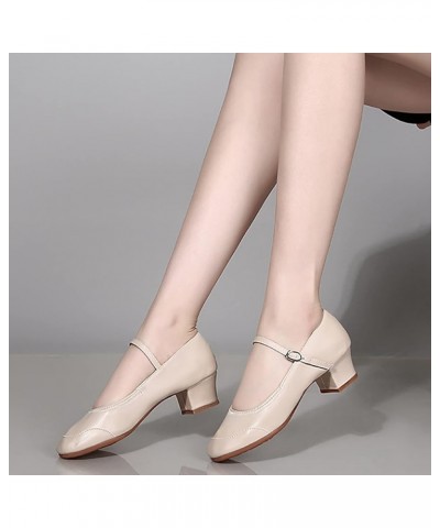 Dance Shoes for Girls 2.5 High Heeled Sandals for Women Dressy Ballet Flats Shoes for Women Dance Bachata Gold Sandals White-...