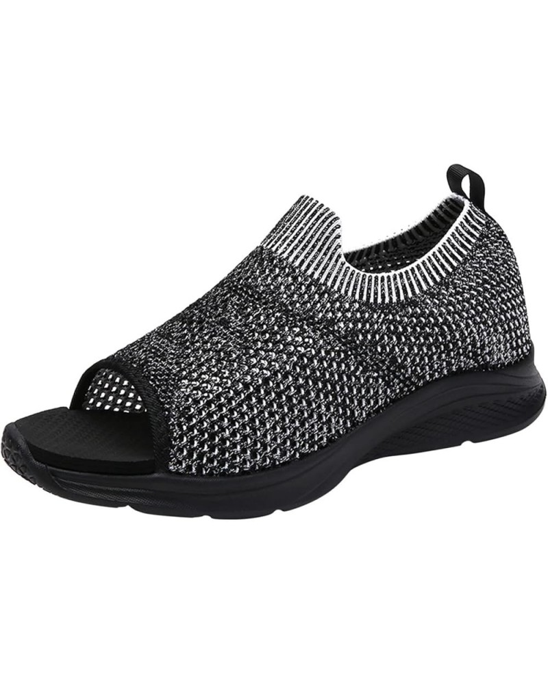 Sandals Beach Women Toe Summer Fashion Mesh Sport Wedges Breathable Peep Shoes Comfortable Women's Sandals Sexy Sandals for W...