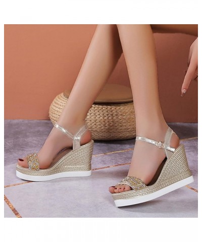 Slide Sandals Lightweight Braided Strappy Slide Sandals Lightweight Block Heel Sandals for Women Low Block Heels Clearance 6-...