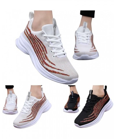 Women Sneakers Trainers Mesh Casual Womens Training Shoes Hollow Out Casual Shoes C-black $17.81 Fashion Sneakers