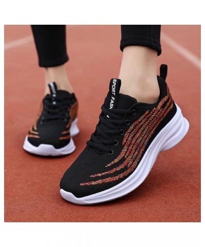 Women Sneakers Trainers Mesh Casual Womens Training Shoes Hollow Out Casual Shoes C-black $17.81 Fashion Sneakers