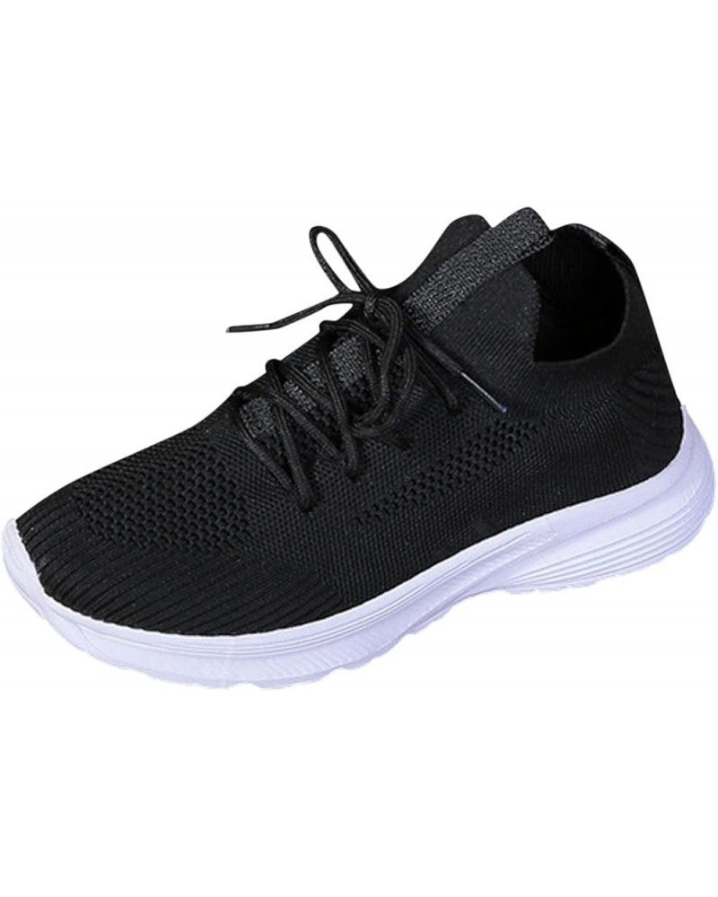 Walking Shoes for Women Arch Support Comfort Lightweight Slip on Sneakers with Memory Foam - Womens Running Sneakers A-black ...