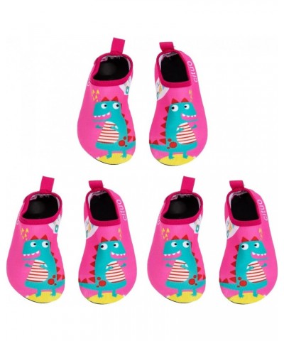 3 Pairs Children's Swimming Shoes Toddler Kids Water Socks Swimming Shoes for Women Anti- Water Girls Water Shoes Kids Womens...