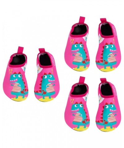 3 Pairs Children's Swimming Shoes Toddler Kids Water Socks Swimming Shoes for Women Anti- Water Girls Water Shoes Kids Womens...