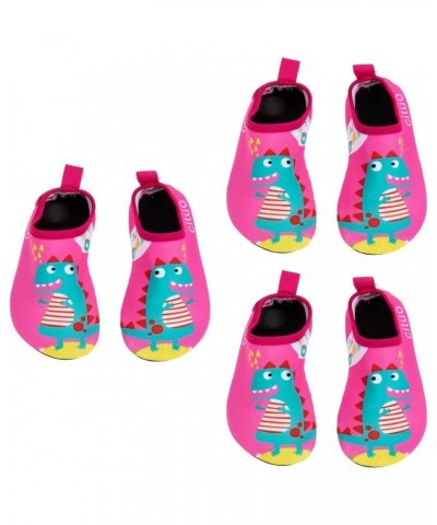 3 Pairs Children's Swimming Shoes Toddler Kids Water Socks Swimming Shoes for Women Anti- Water Girls Water Shoes Kids Womens...