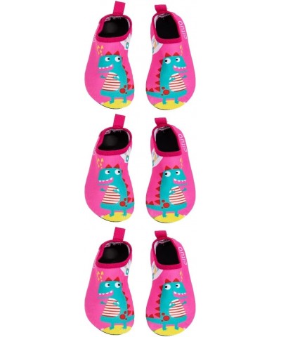 3 Pairs Children's Swimming Shoes Toddler Kids Water Socks Swimming Shoes for Women Anti- Water Girls Water Shoes Kids Womens...