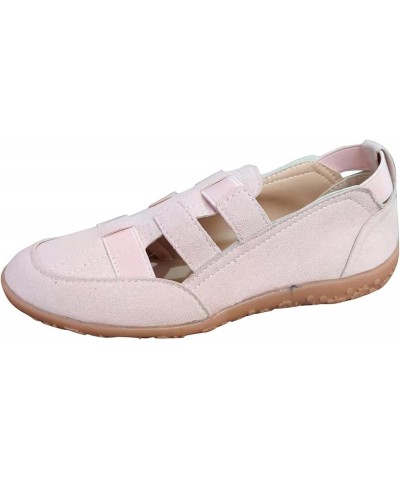 Hollow Elastic Shoes Color Band Flat Women's Fashion Summer Casual Solid Women's Casual Shoes Women S Sandals Beige $12.86 Sa...