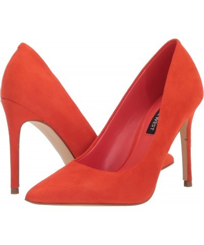 Womens Fresh Pointy Toe Pumps Orange 803 $31.85 Pumps