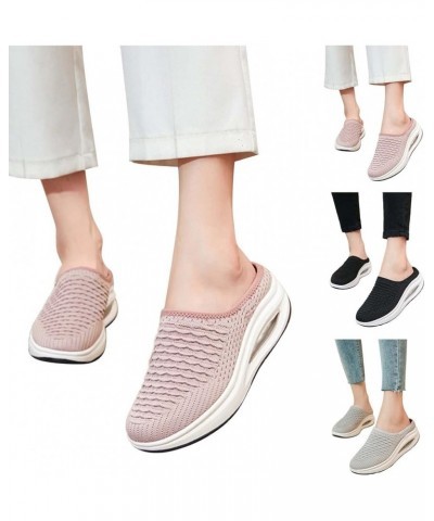 orthopedic platform loafers, Women's Fashion Casual Breathable Lightweight Platform Shoes Sport Running Shoes Z-09 Black $14....