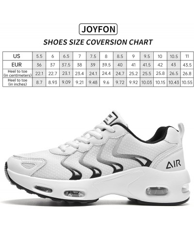 Womens Running Shoes Air Athletic Tennis Lightweight Non Slip Casual Breathable Workout Walking Sneakers White 5.5-11 White $...