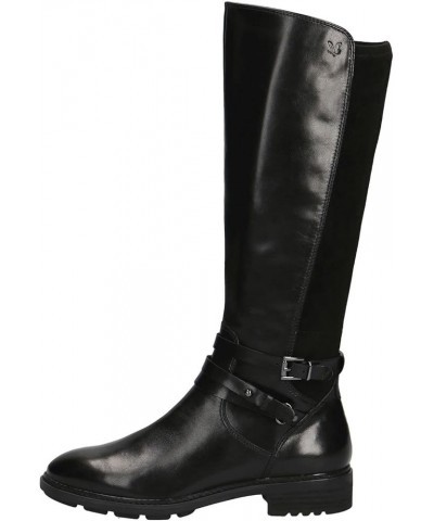 Women's 9-9-25604-29 Mid Calf Boot Black Black Comb $19.15 Boots