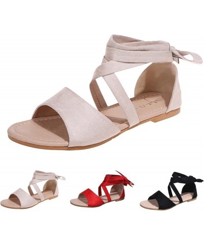 Womens Strappy Chunky Block Low Heeled Sandals Heels Charm Boho Sandals Sandalias De Mujer Elegantes Sandals Women Str I-khak...