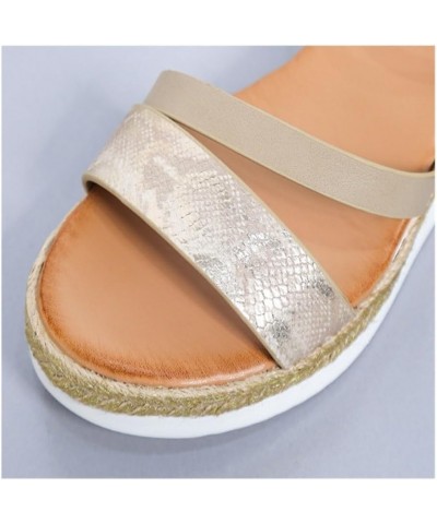 women orthopedic sandals Summer Wedge Sandals For Women Buckle Strap Orthopedic Platform Sandals Woman Open Toe Thick Bottom ...