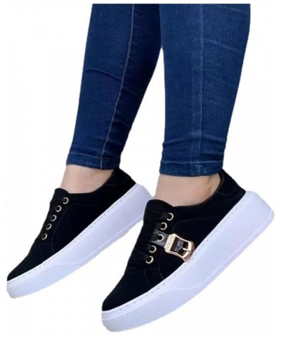 Sneakers for Women Walking Shoes Slip On Loafers Fashion Leather Sneakers Casual Soft Flat Shoes,Red,42 39 Black $16.39 Fashi...