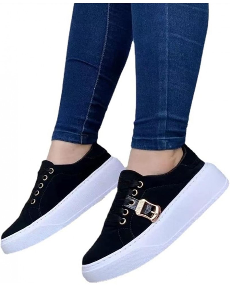 Sneakers for Women Walking Shoes Slip On Loafers Fashion Leather Sneakers Casual Soft Flat Shoes,Red,42 39 Black $16.39 Fashi...