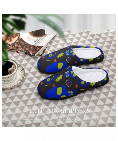 Cotton Slippers Indoor Light Weight House Shoes With Anti-Skid Sole Color1274 $16.12 Slippers