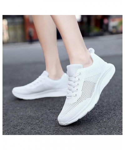 Shoes for Women Durable Non Slip Sneakers Mesh Breathable Round Toe Tennis Shoes Dressy Wide Fitting Safety Shoes Loafers Lad...