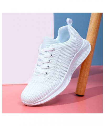 Shoes for Women Durable Non Slip Sneakers Mesh Breathable Round Toe Tennis Shoes Dressy Wide Fitting Safety Shoes Loafers Lad...