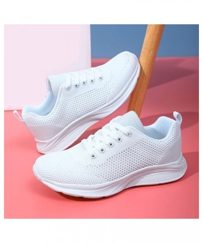 Shoes for Women Durable Non Slip Sneakers Mesh Breathable Round Toe Tennis Shoes Dressy Wide Fitting Safety Shoes Loafers Lad...