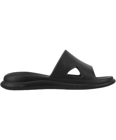 Slippers for Women Indoor Comfy Anti-Slip Platform Flip Flops Retro Pluse Size Women's Travel Sandal Black $12.23 Sandals