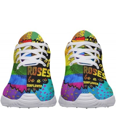 Men's Women's Pride Sneakers Fashion Casual LGBTQ Pride Shoes Lightweight Breathable Running Sneaker Lgbt in a World Full of ...